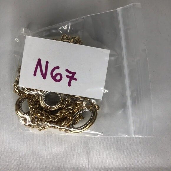 Layered Gold & Silver Tone Chain Necklace - Picture 4 of 5